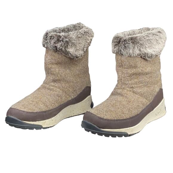 Chaco Women's Borealis Mink Wool Insulated Winter Boot Size US 7 - Picture 6 of 11
